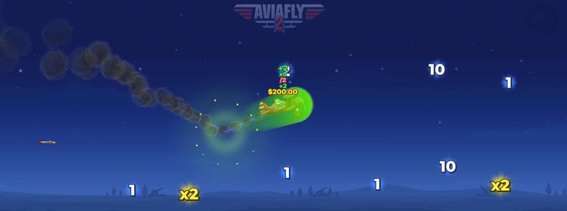 Aviafly 2 multipliers.